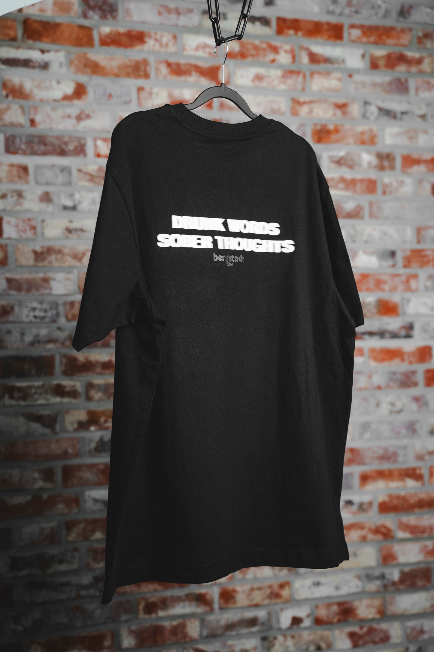 Bergstadtgin Unisex Oversized T-Shirt - sober thoughts
